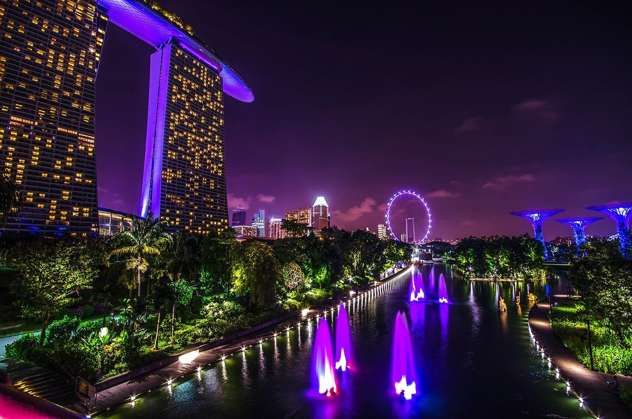 Singapore skyline – modern city